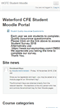 Mobile Screenshot of moodle.wcfe.ie